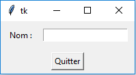 Fenêtre - Widgets
