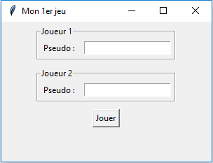 Fenêtre - Widgets