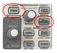 Synchronisation oscilloscope