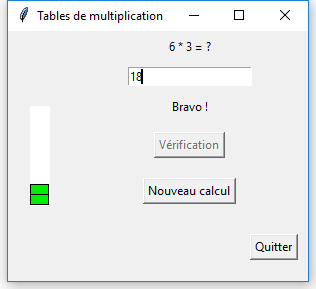 Tables étape 6